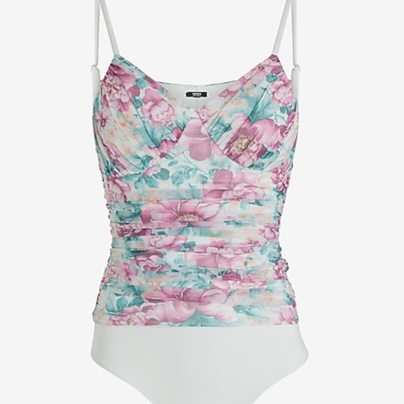 NWT Express Floral 🌸 Bodysuit - Picture 1 of 6